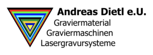 Logo Andreas Dietl e.U.; Graviermaterial, Graviermaschinen, Lasergravursysteme